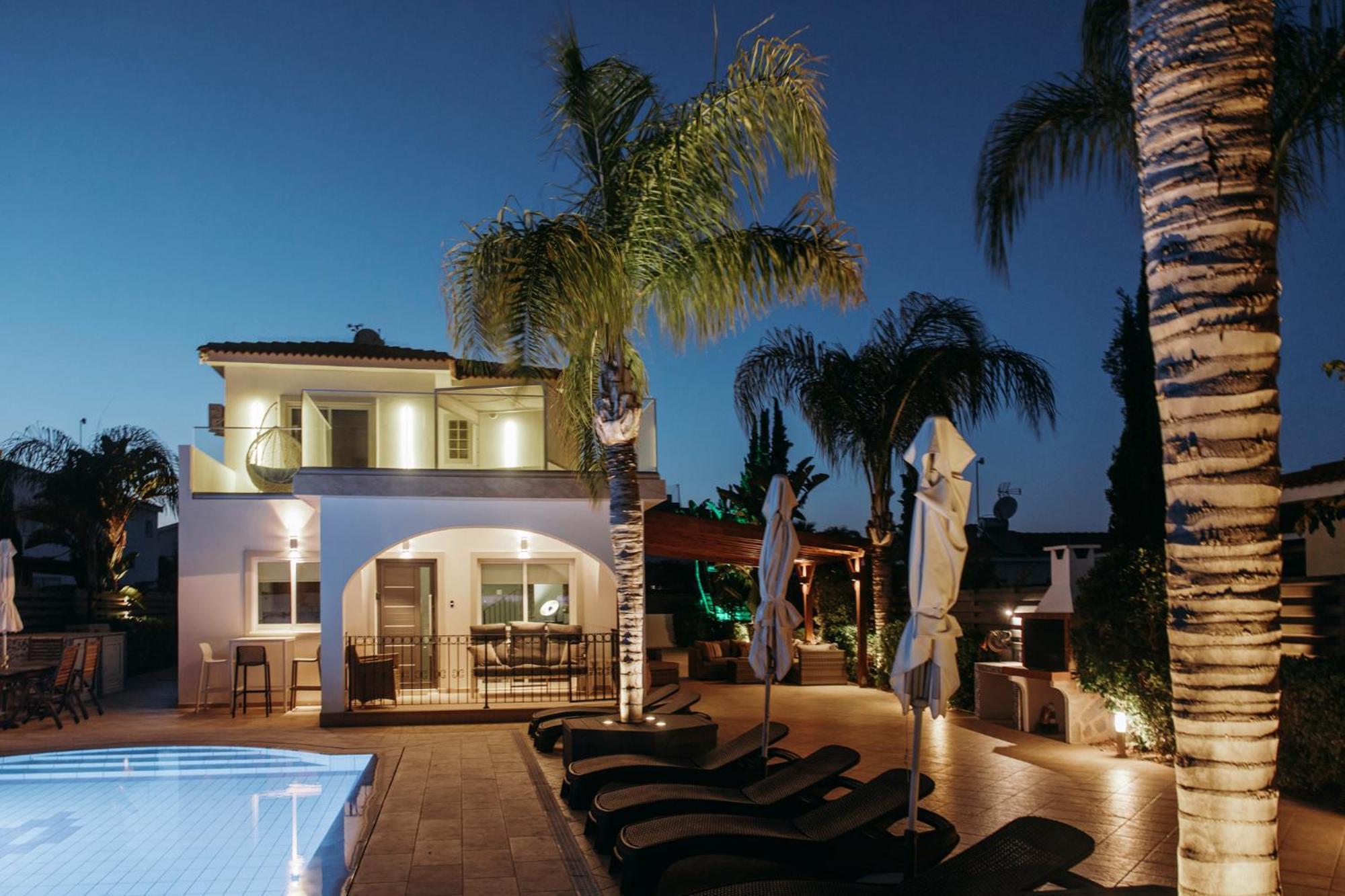 Sunset Villa Private Complex Heated Pool Ajia Napa Zewnętrze zdjęcie